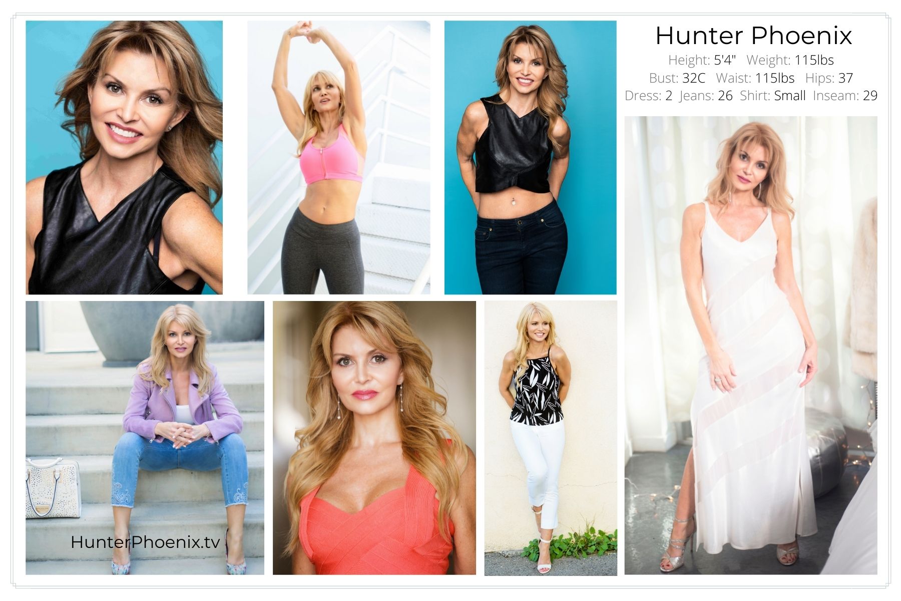 Hunter Phoenix | Los Angeles Model | Comp Card 2022