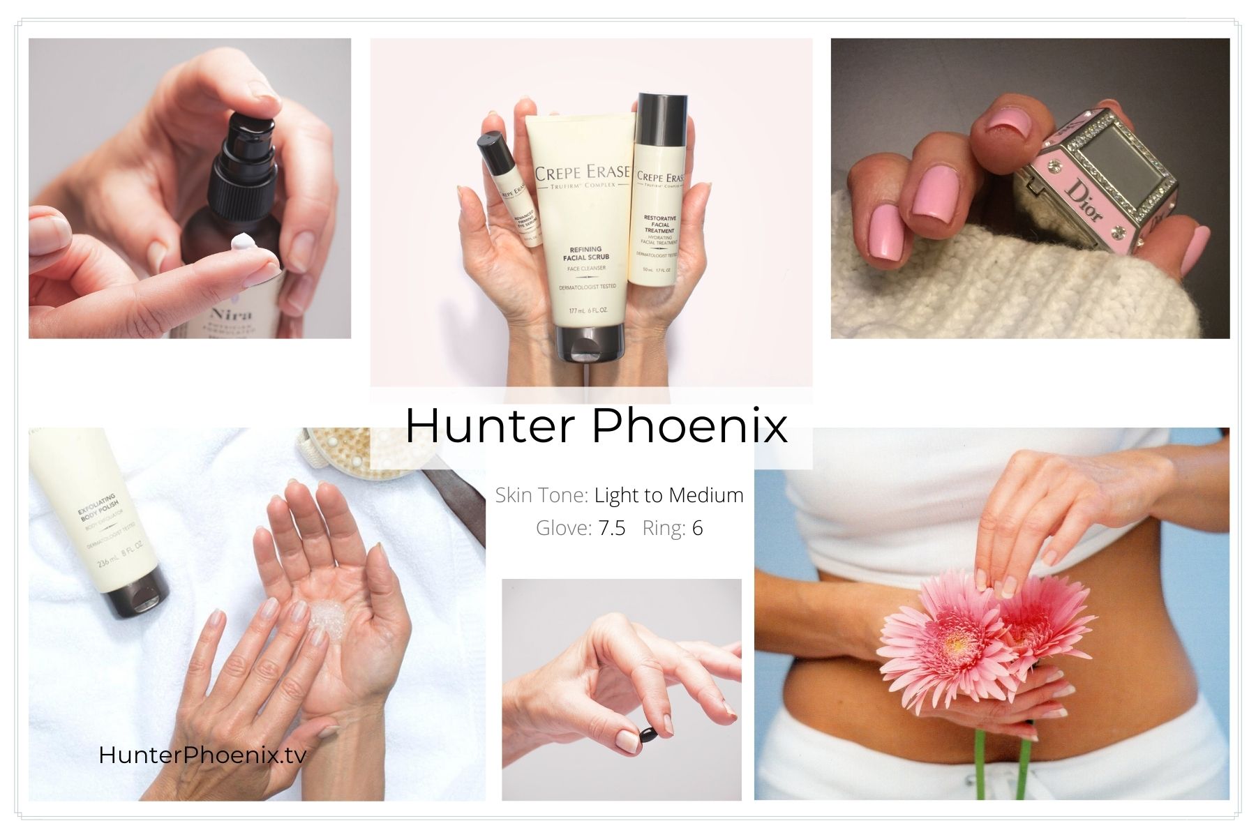 Hunter Phoenix | Los Angeles Hand Model | Comp Card 2022